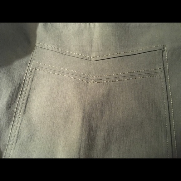 Anthropologie Elevenses Olive Green Skirt Size 14 - Picture 7 of 8